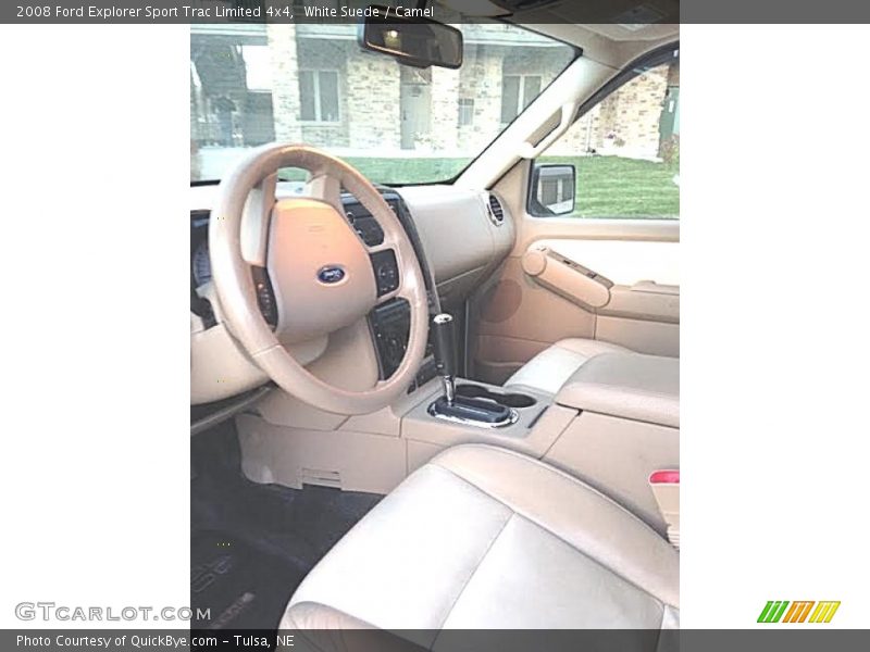 White Suede / Camel 2008 Ford Explorer Sport Trac Limited 4x4