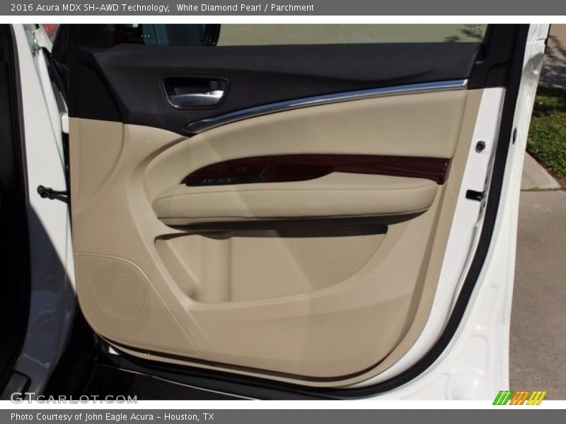 White Diamond Pearl / Parchment 2016 Acura MDX SH-AWD Technology