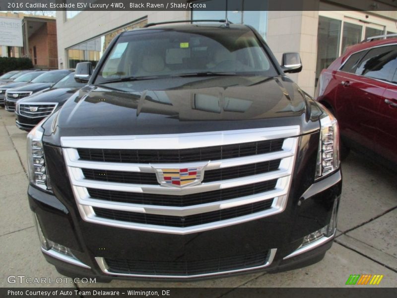 Black Raven / Shale/Cocoa 2016 Cadillac Escalade ESV Luxury 4WD