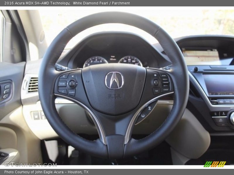 White Diamond Pearl / Parchment 2016 Acura MDX SH-AWD Technology