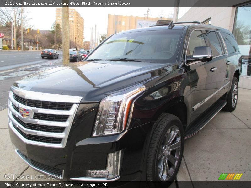 Black Raven / Shale/Cocoa 2016 Cadillac Escalade ESV Luxury 4WD