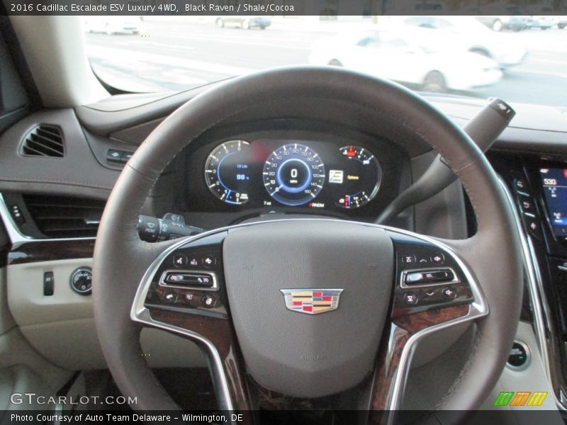 Black Raven / Shale/Cocoa 2016 Cadillac Escalade ESV Luxury 4WD