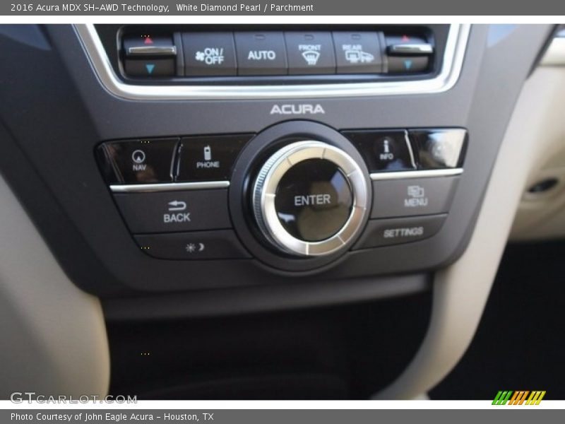 White Diamond Pearl / Parchment 2016 Acura MDX SH-AWD Technology