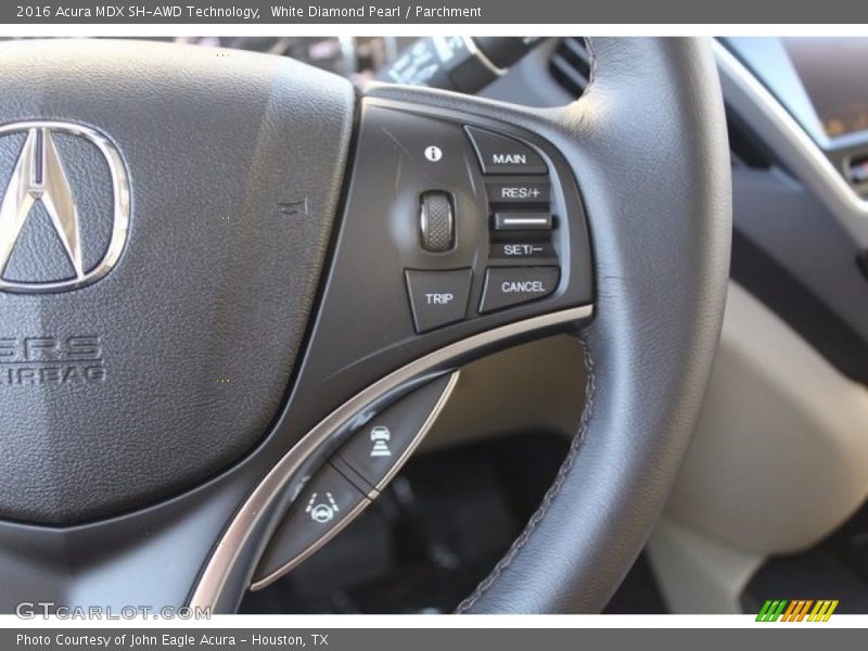 White Diamond Pearl / Parchment 2016 Acura MDX SH-AWD Technology