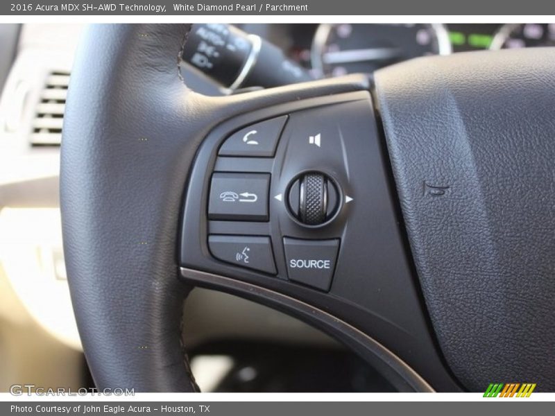 White Diamond Pearl / Parchment 2016 Acura MDX SH-AWD Technology