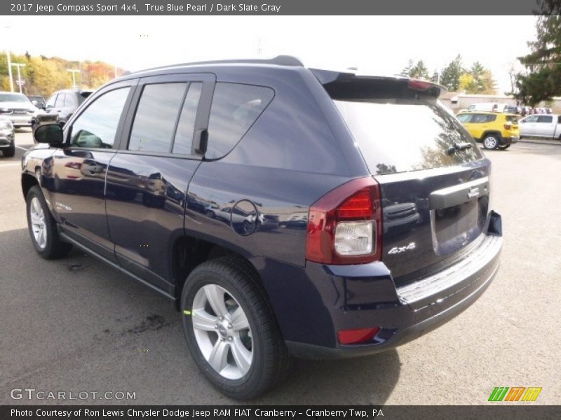True Blue Pearl / Dark Slate Gray 2017 Jeep Compass Sport 4x4
