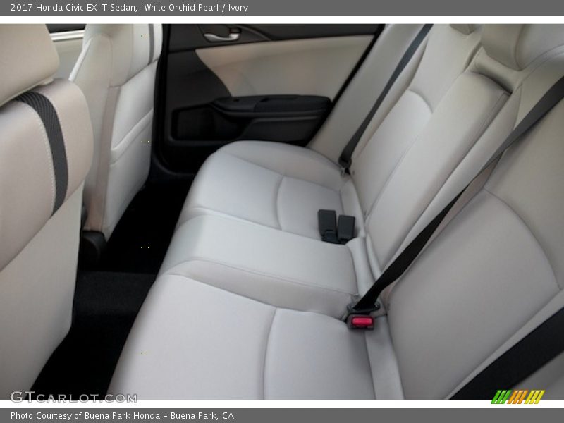 White Orchid Pearl / Ivory 2017 Honda Civic EX-T Sedan