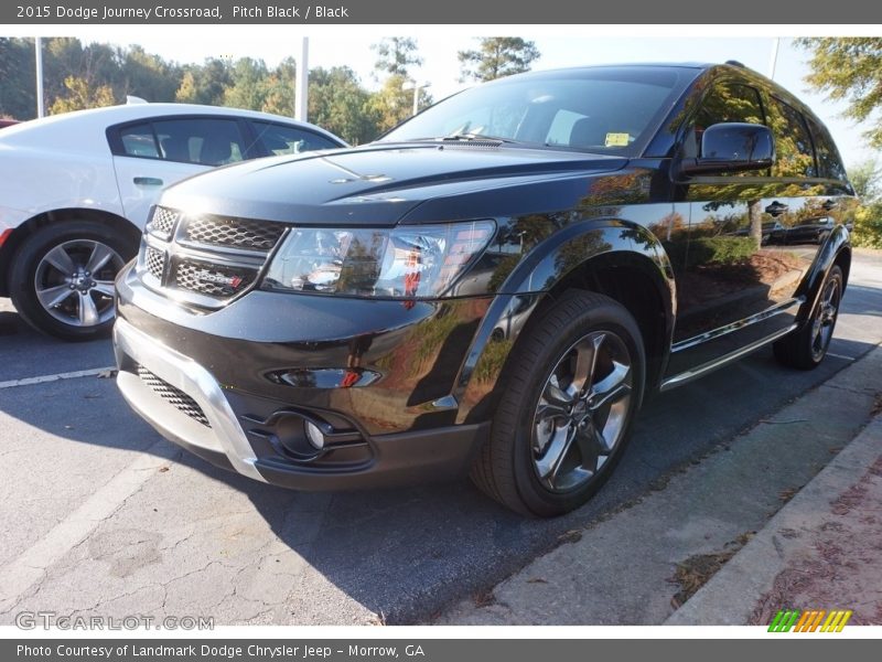 Pitch Black / Black 2015 Dodge Journey Crossroad