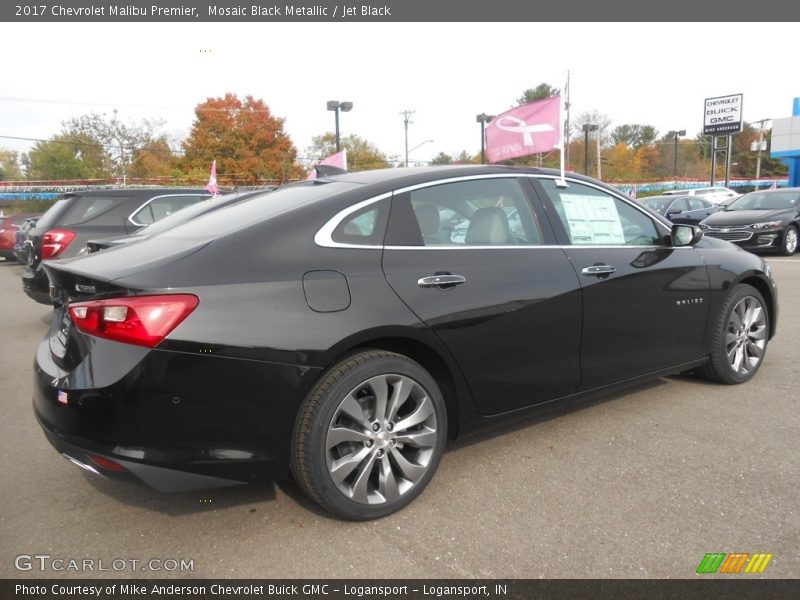 Mosaic Black Metallic / Jet Black 2017 Chevrolet Malibu Premier