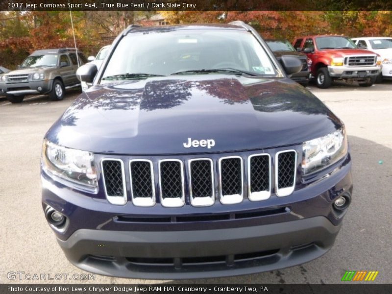 True Blue Pearl / Dark Slate Gray 2017 Jeep Compass Sport 4x4
