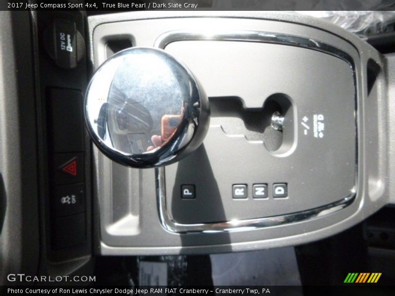 True Blue Pearl / Dark Slate Gray 2017 Jeep Compass Sport 4x4