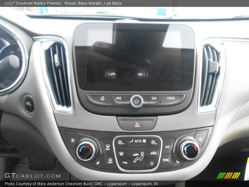 Controls of 2017 Malibu Premier