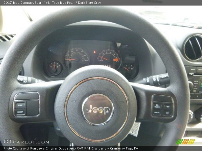 True Blue Pearl / Dark Slate Gray 2017 Jeep Compass Sport 4x4