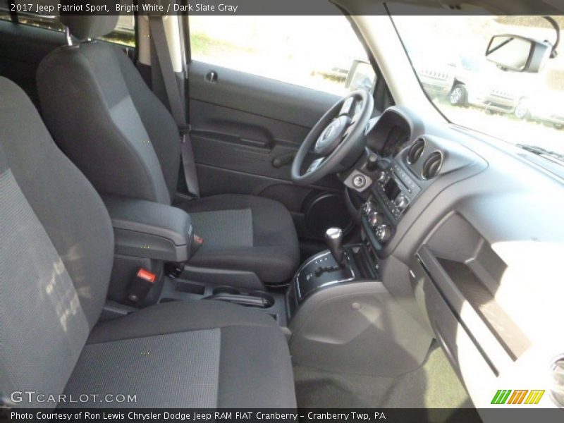 Bright White / Dark Slate Gray 2017 Jeep Patriot Sport