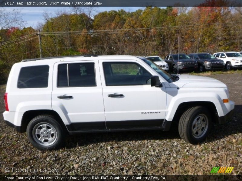 Bright White / Dark Slate Gray 2017 Jeep Patriot Sport