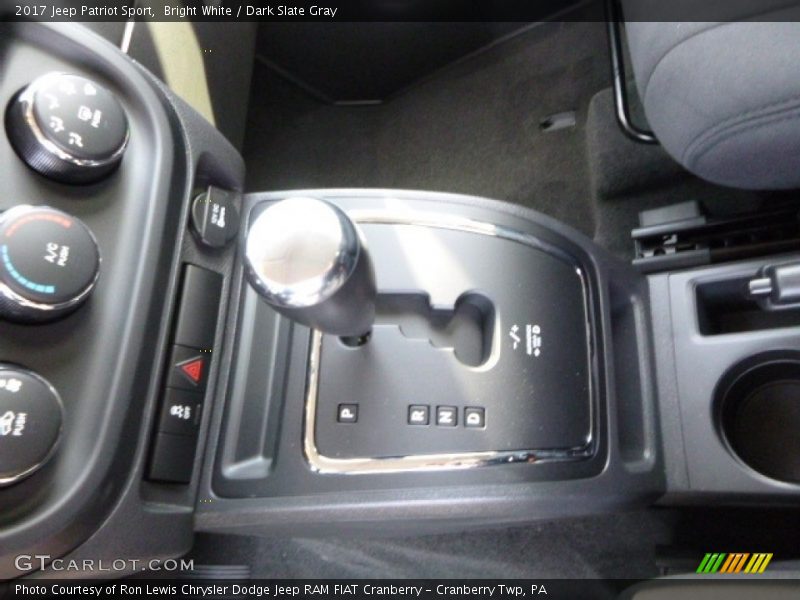 Bright White / Dark Slate Gray 2017 Jeep Patriot Sport