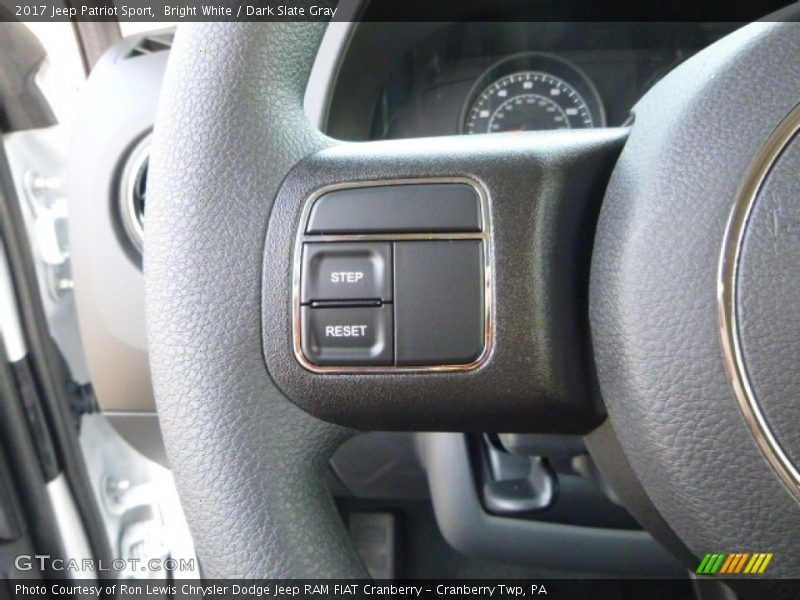 Bright White / Dark Slate Gray 2017 Jeep Patriot Sport