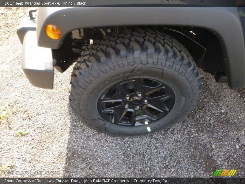 Rhino / Black 2017 Jeep Wrangler Sport 4x4