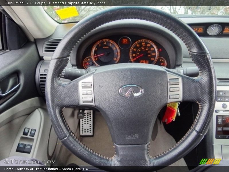 Diamond Graphite Metallic / Stone 2005 Infiniti G 35 Coupe