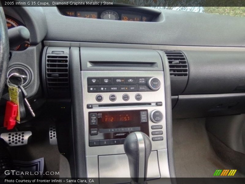 Diamond Graphite Metallic / Stone 2005 Infiniti G 35 Coupe