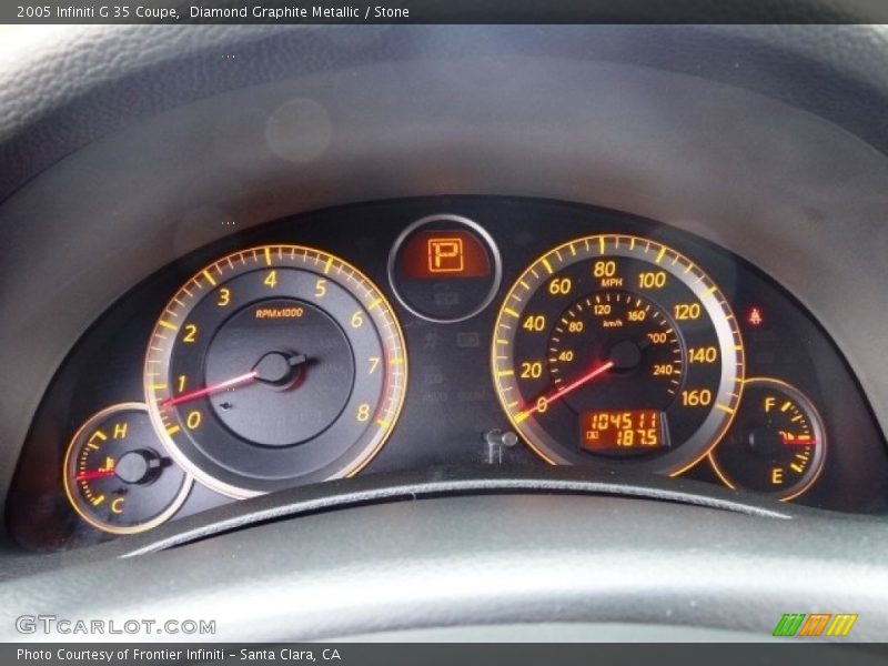 Diamond Graphite Metallic / Stone 2005 Infiniti G 35 Coupe