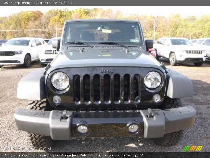 Rhino / Black 2017 Jeep Wrangler Sport 4x4