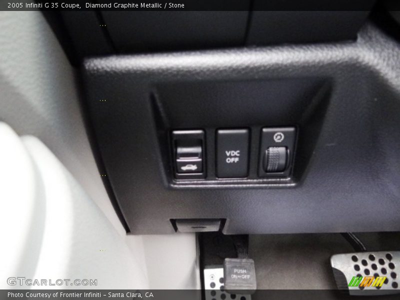 Diamond Graphite Metallic / Stone 2005 Infiniti G 35 Coupe
