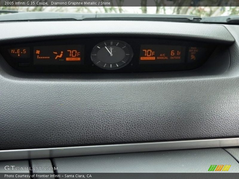 Diamond Graphite Metallic / Stone 2005 Infiniti G 35 Coupe