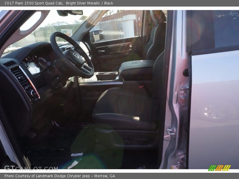 Bright Silver Metallic / Black 2017 Ram 1500 Sport Quad Cab