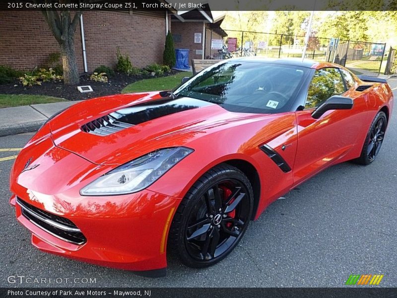 Front 3/4 View of 2015 Corvette Stingray Coupe Z51