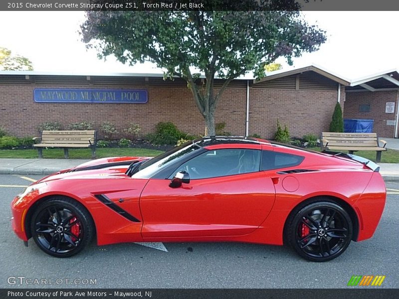 Torch Red / Jet Black 2015 Chevrolet Corvette Stingray Coupe Z51