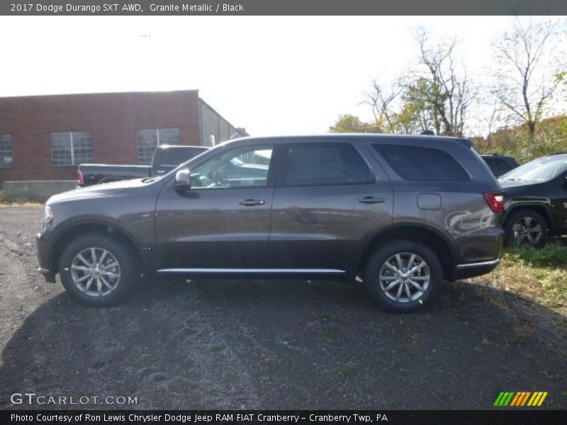 Granite Metallic / Black 2017 Dodge Durango SXT AWD