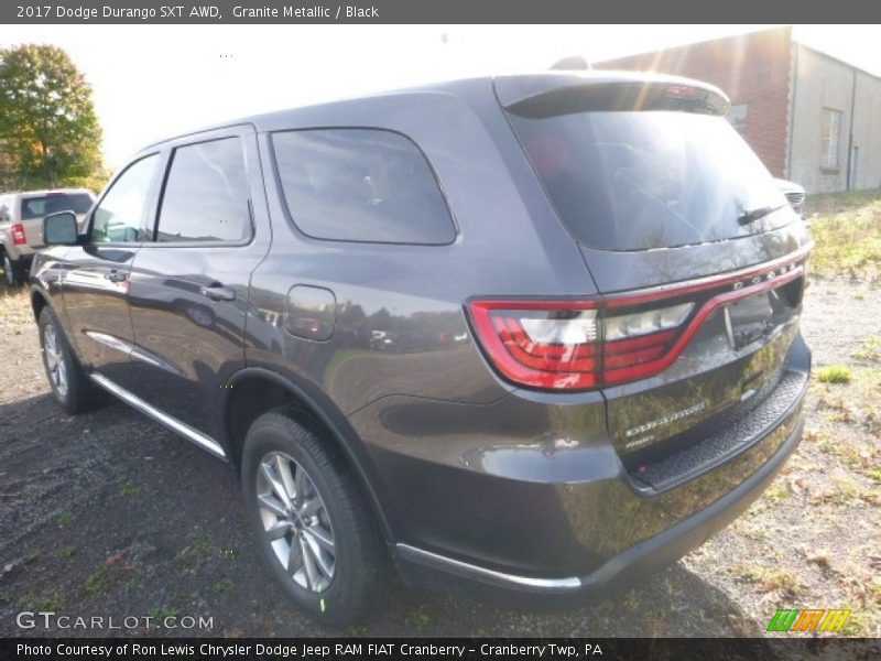 Granite Metallic / Black 2017 Dodge Durango SXT AWD