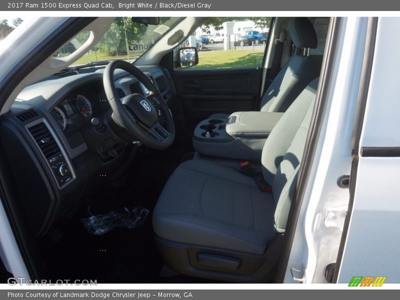  2017 1500 Express Quad Cab Black/Diesel Gray Interior