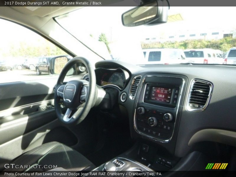 Granite Metallic / Black 2017 Dodge Durango SXT AWD