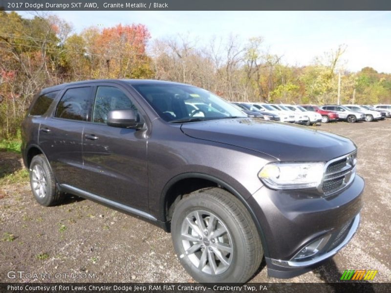 Granite Metallic / Black 2017 Dodge Durango SXT AWD