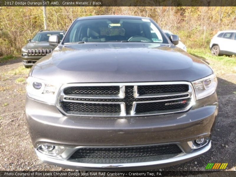 Granite Metallic / Black 2017 Dodge Durango SXT AWD