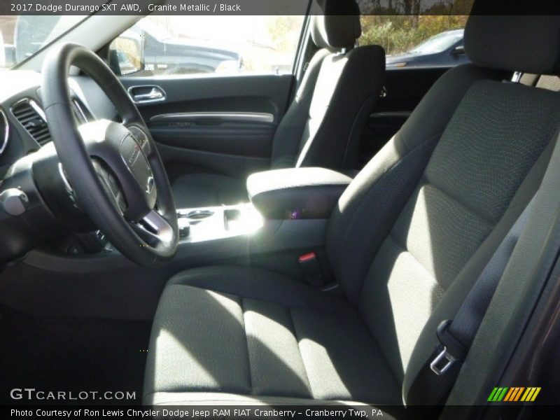 Granite Metallic / Black 2017 Dodge Durango SXT AWD