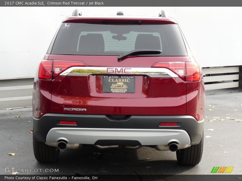 Crimson Red Tintcoat / Jet Black 2017 GMC Acadia SLE