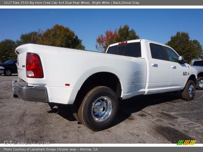 Bright White / Black/Diesel Gray 2017 Ram 3500 Big Horn Crew Cab 4x4 Dual Rear Wheel