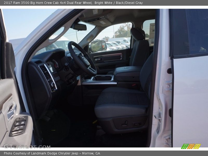 Bright White / Black/Diesel Gray 2017 Ram 3500 Big Horn Crew Cab 4x4 Dual Rear Wheel