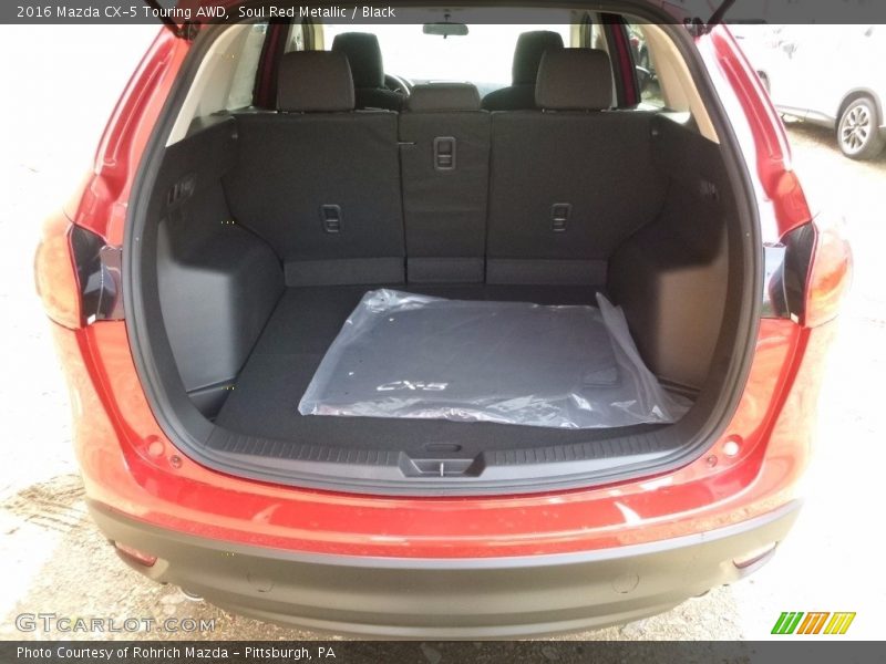 Soul Red Metallic / Black 2016 Mazda CX-5 Touring AWD
