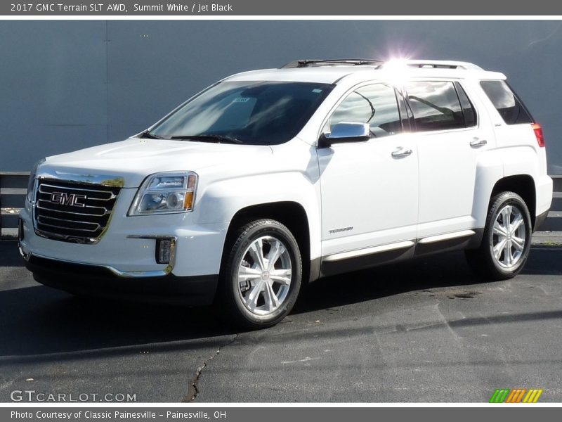 Summit White / Jet Black 2017 GMC Terrain SLT AWD
