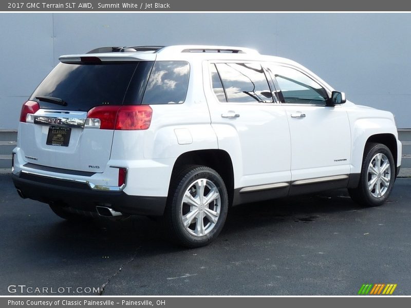 Summit White / Jet Black 2017 GMC Terrain SLT AWD