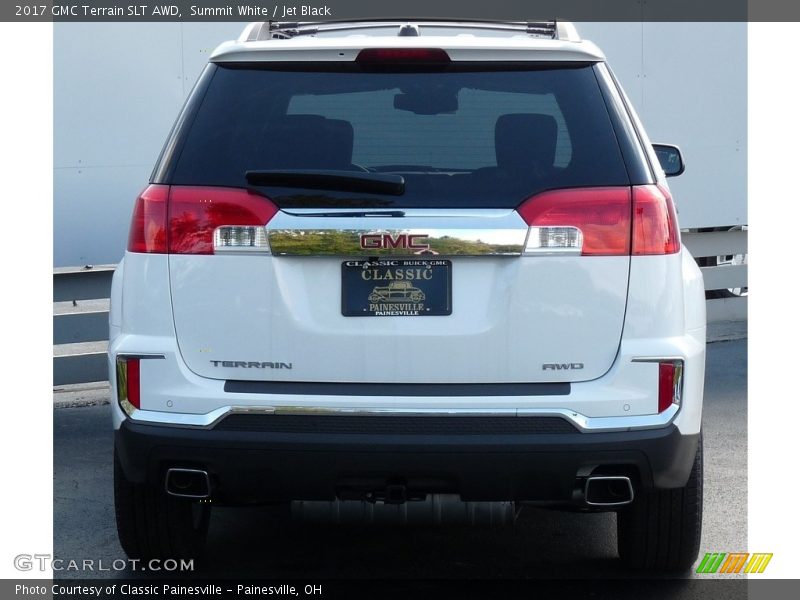 Summit White / Jet Black 2017 GMC Terrain SLT AWD