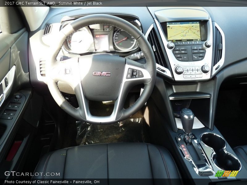 Summit White / Jet Black 2017 GMC Terrain SLT AWD