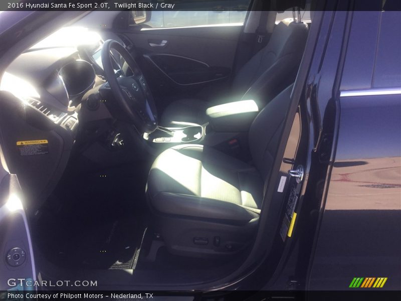Twilight Black / Gray 2016 Hyundai Santa Fe Sport 2.0T