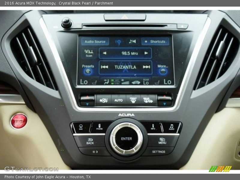 Crystal Black Pearl / Parchment 2016 Acura MDX Technology