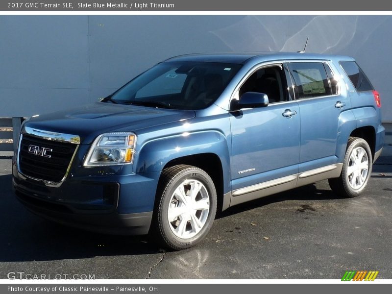 Slate Blue Metallic / Light Titanium 2017 GMC Terrain SLE