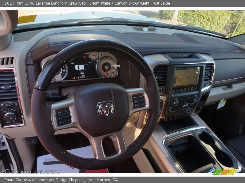 Dashboard of 2017 1500 Laramie Longhorn Crew Cab